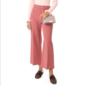 NWT! Rebecca Taylor Pink Flared Trousers